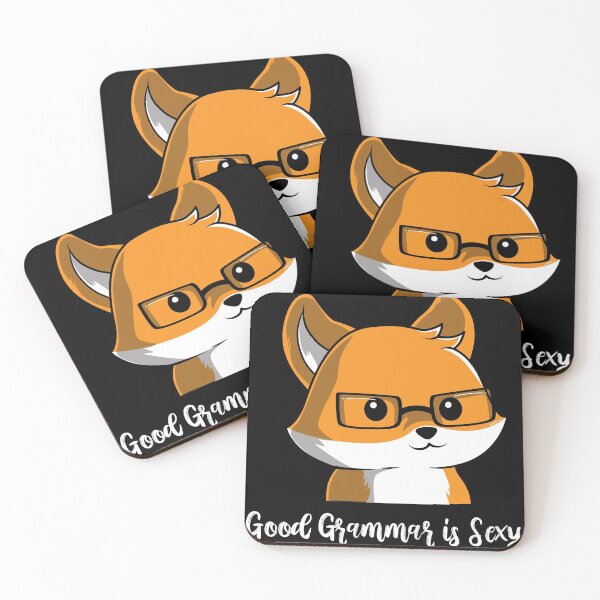 Item preview, Good Grammar is sexy for Teachers and Fox Lovers  designed and sold by MakeGoodChoices.