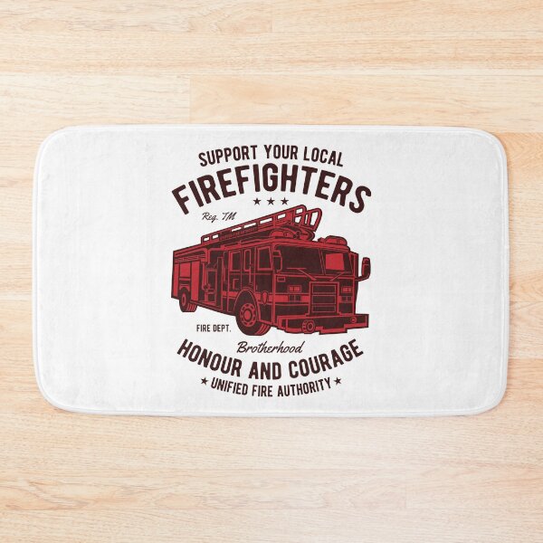 Item preview, Support Your Local Firefighters -  Honour And Courage designed and sold by flipper42.