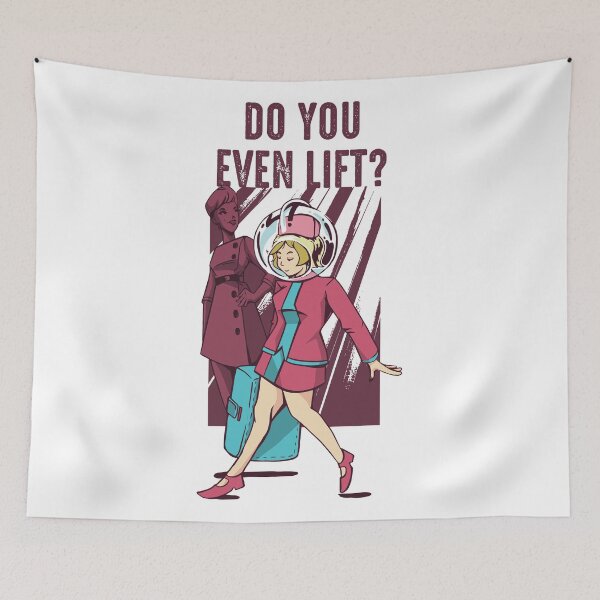 Item preview, Flight attendant cartoon. designed and sold by emphatic.
