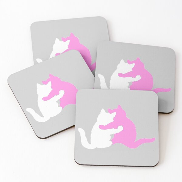 Item preview, You and Me, Kitty Pals - White and Pink designed and sold by Sweetie Spicy.