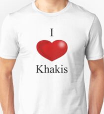 I Heart Khakis - No Jake Sticker Unisex T-Shirt
