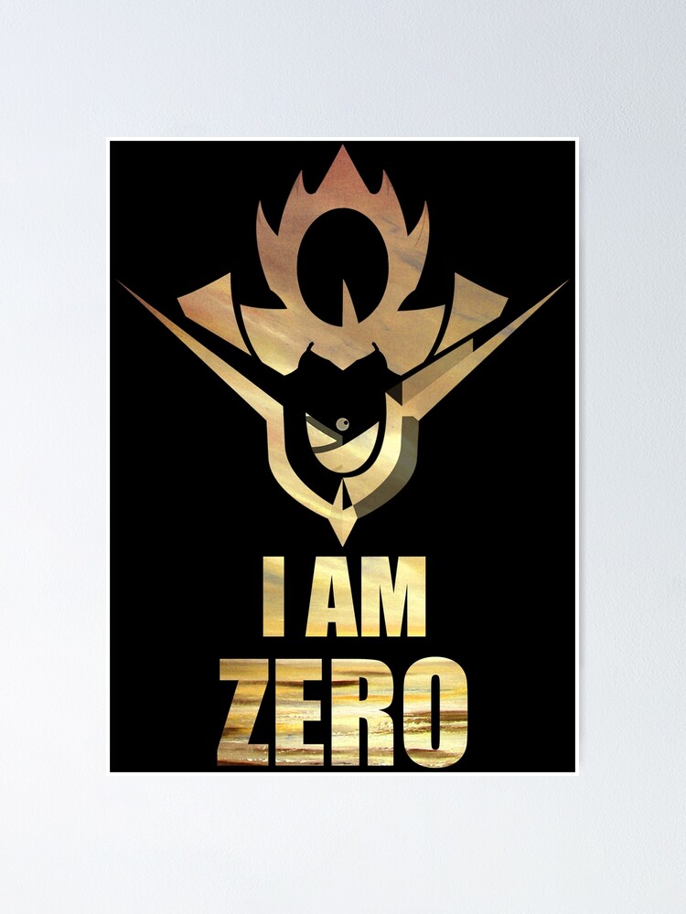 Lelouch Lamperouge Zero Code Geass Poster By Blason Redbubble