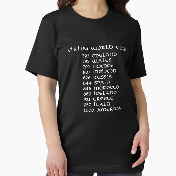 Viking World Tour T-shirt › Ett Tourshema För Vikingarna