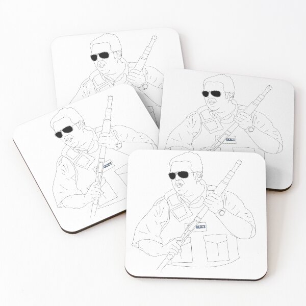 Item preview, Nick Frost Hot Fuzz Outline designed and sold by EmilyZaraTaylor.