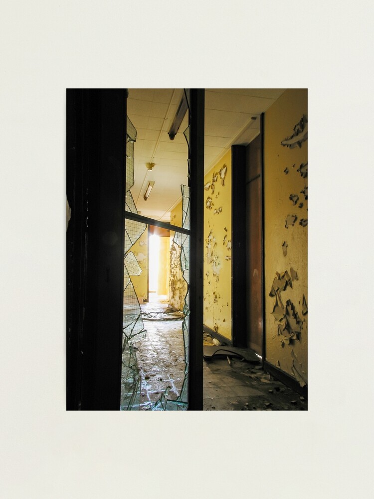 Alternate view of Broken Glass, Peeling Paint Photographic Print