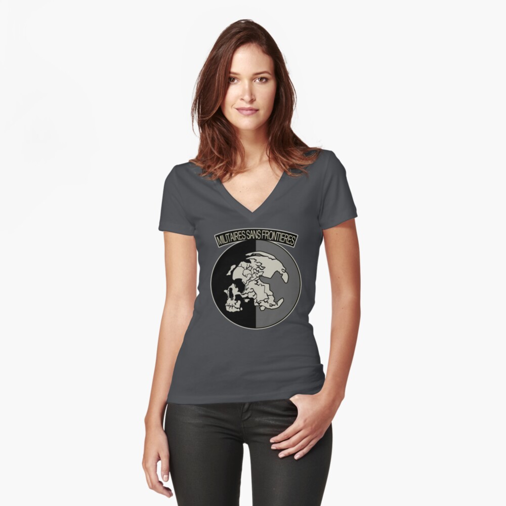 Item preview, Fitted V-Neck T-Shirt designed and sold by Image-Empire.