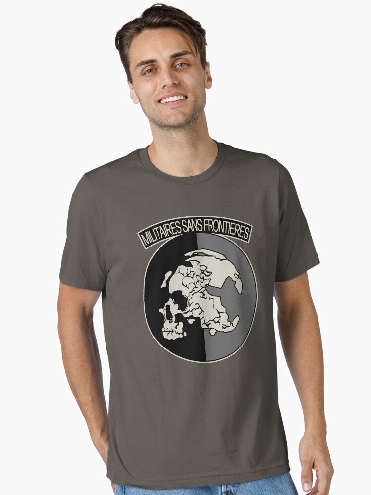 Thumbnail 2 of 7, Essential T-Shirt, Militaires Sans Frontières designed and sold by Image-Empire.