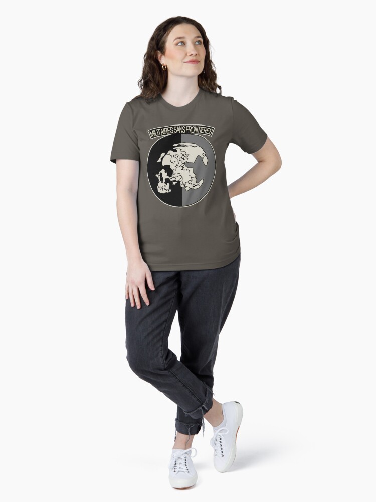Thumbnail 4 of 7, Essential T-Shirt, Militaires Sans Frontières designed and sold by Image-Empire.
