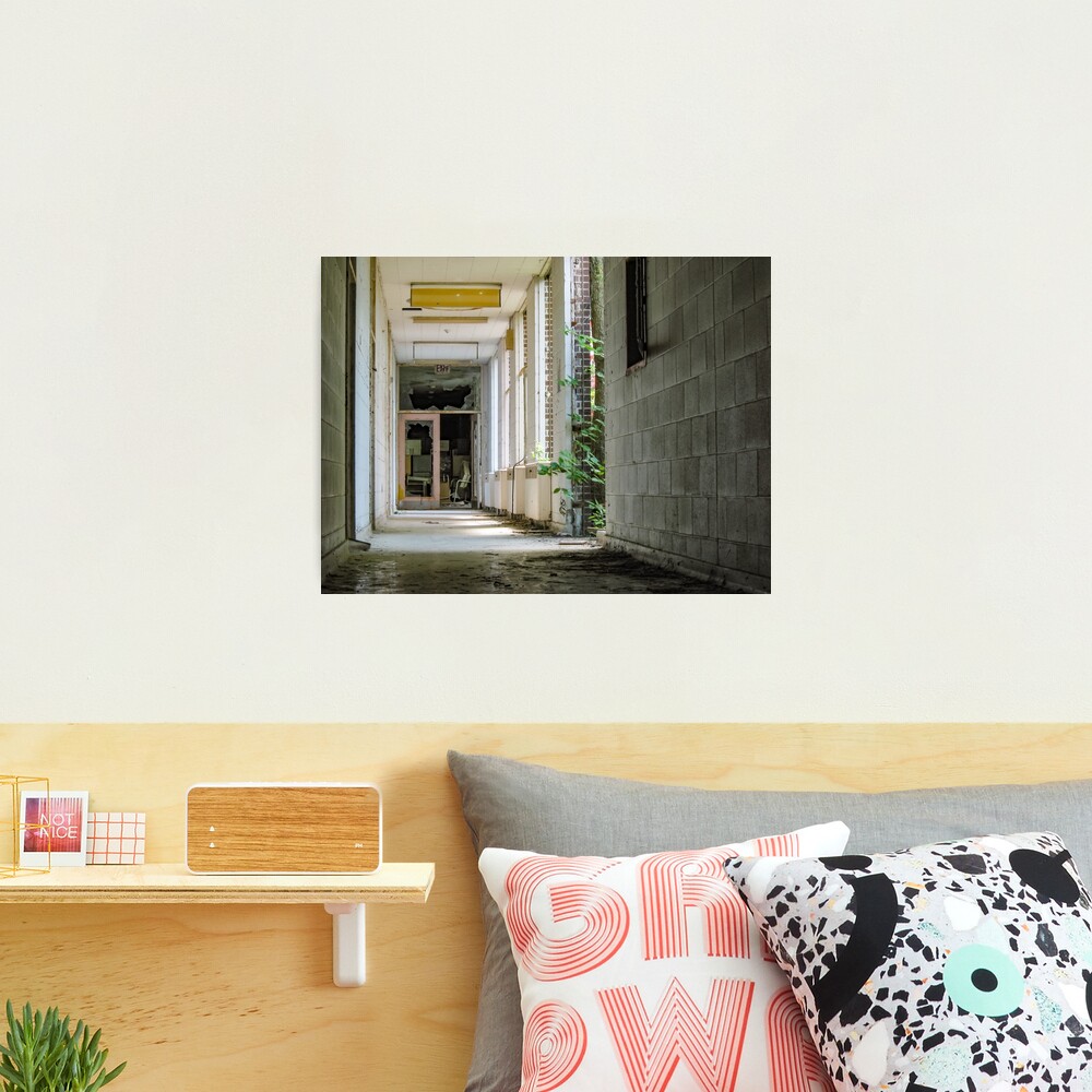 Exit With Windows To Courtyard Photographic Print