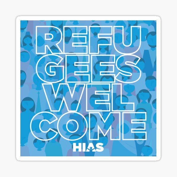 HIAS Refugees Welcome Stickers Sticker