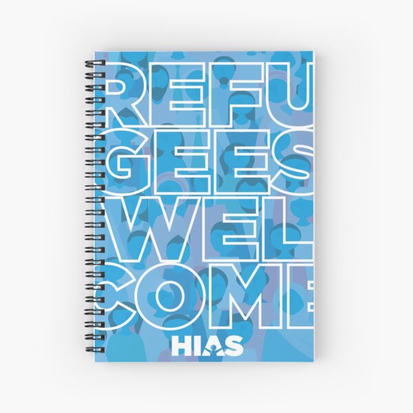 HIAS Refugees Welcome Notebook Spiral Notebook