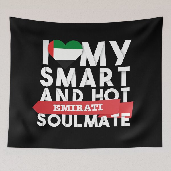 Item preview, I love my smart and hot Emirati soulmate designed and sold by Urosek.