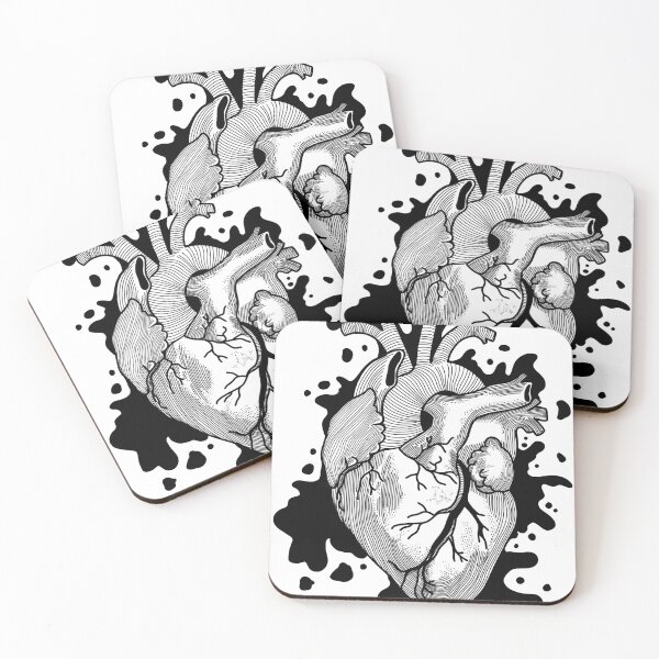 Item preview, Corazón en blanco y negro designed and sold by KaitlynLovell97.