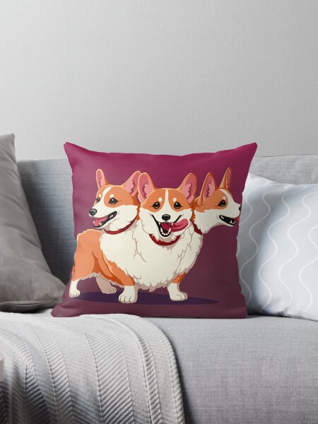 Aperçu de l'œuvre Corgi Cerberus créée et vendue par Tami Wicinas.