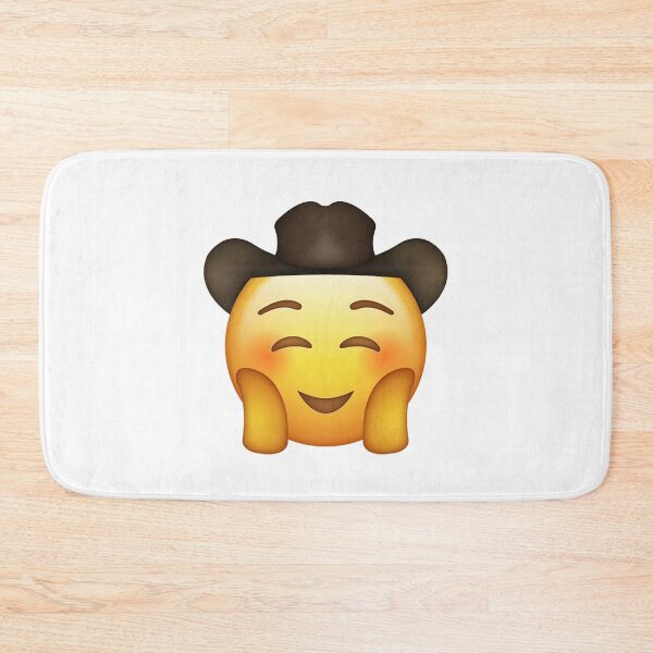 Item preview, happy cowboy emoji! designed and sold by cameronbaba.