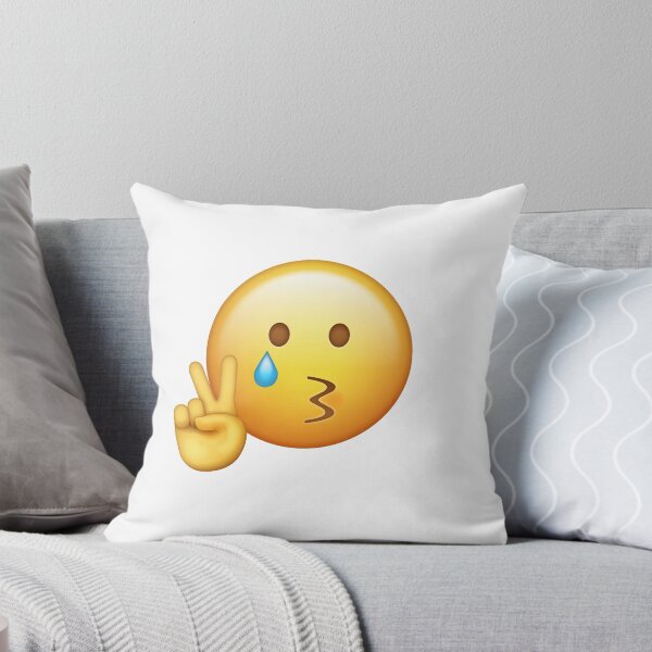 Item preview, crying peace sign emoji - mental breakdown lol designed and sold by cameronbaba.