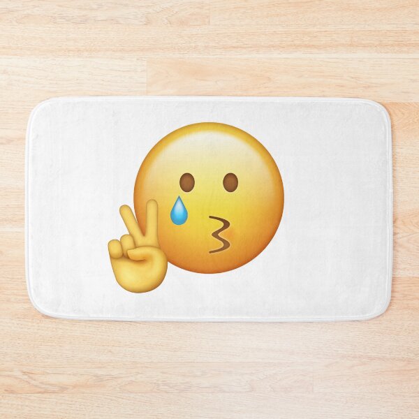 Item preview, crying peace sign emoji - mental breakdown lol designed and sold by cameronbaba.