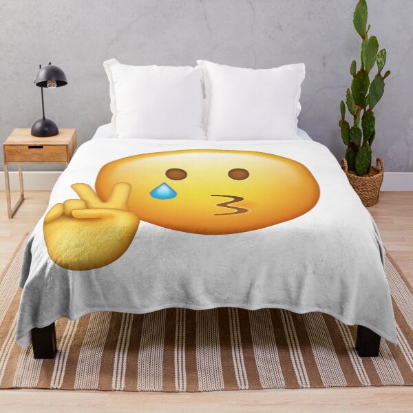 Item preview, crying peace sign emoji - mental breakdown lol designed and sold by cameronbaba.