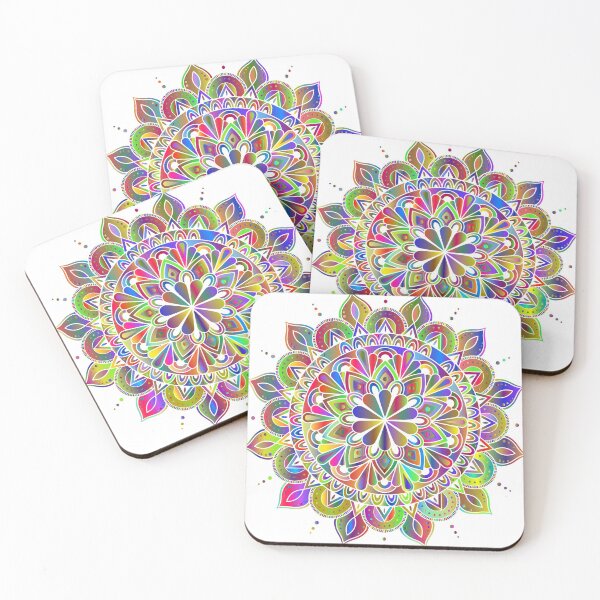Item preview, Colorful mandala designed and sold by nellylebrun.