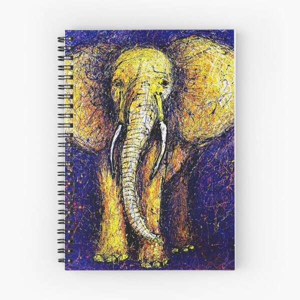Item preview, Humble Greetings From an Elephant By ArtGuru 9010 - Drip Painting On Canvas designed and sold by Art Guru.