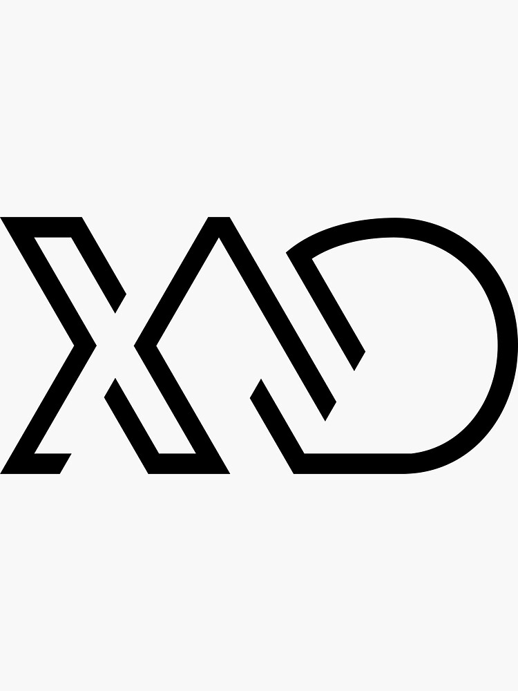 "Xad Logo" Sticker for Sale by Xadmusic Redbubble