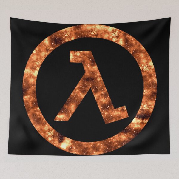Item preview, Half-Life - Lambda Logo (Galaxy Design) designed and sold by Kamurata.