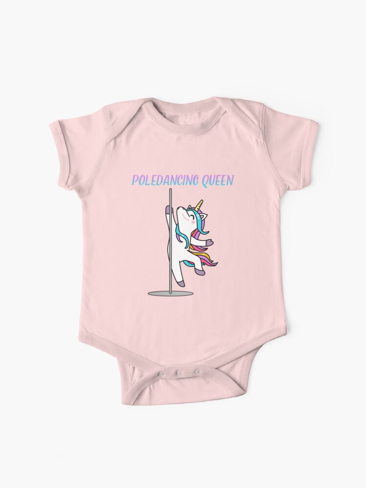 Unicorn Pole Dancing Poledancing Queen Pole Dance Unicorn Pole Dancer Baby  One-Piece for Sale by creativebrother