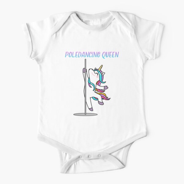 Unicorn Pole Dancing Poledancing Queen Pole Dance Unicorn Pole Dancer Baby  One-Piece for Sale by creativebrother