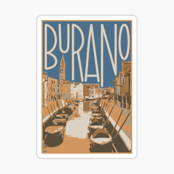 Item preview, Burano Italian Postcard designed and sold by eengle.