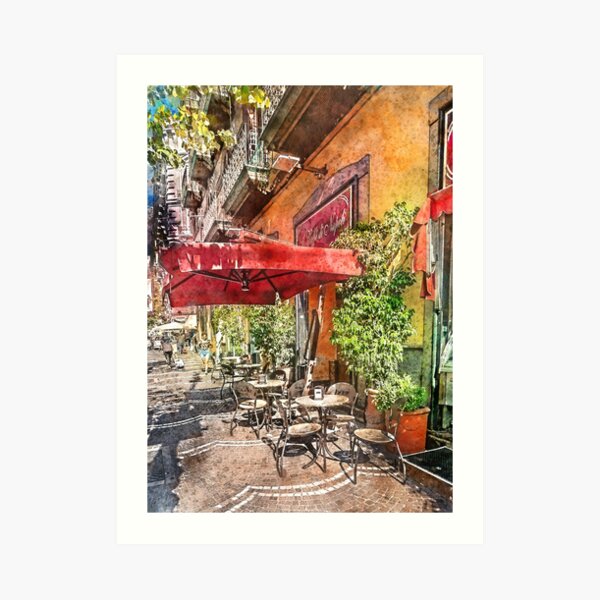 Neapol Napoli Italy city art #Napoli Art Print
