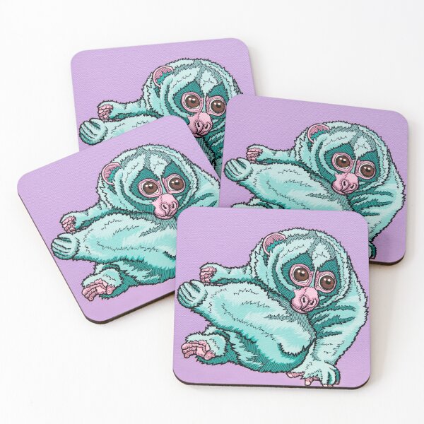 Item preview, Slow Loris Painting designed and sold by Pop Zoo.