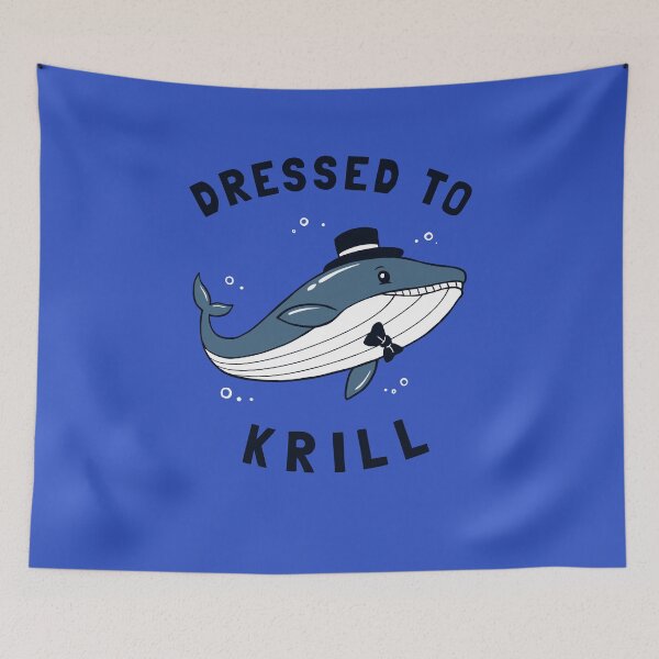 Item preview, Whale Dressed To Krill designed and sold by Yipptee Shirts.