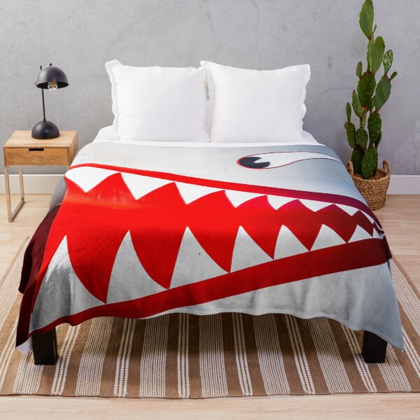 Item preview, Fighter Jet Shark Face designed and sold by srgreen.