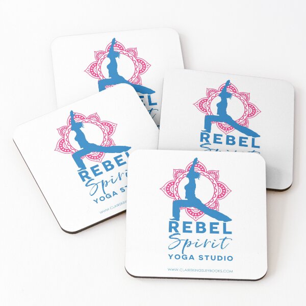 Rebel Spirit Yoga Studio Coasters (Set of 4)