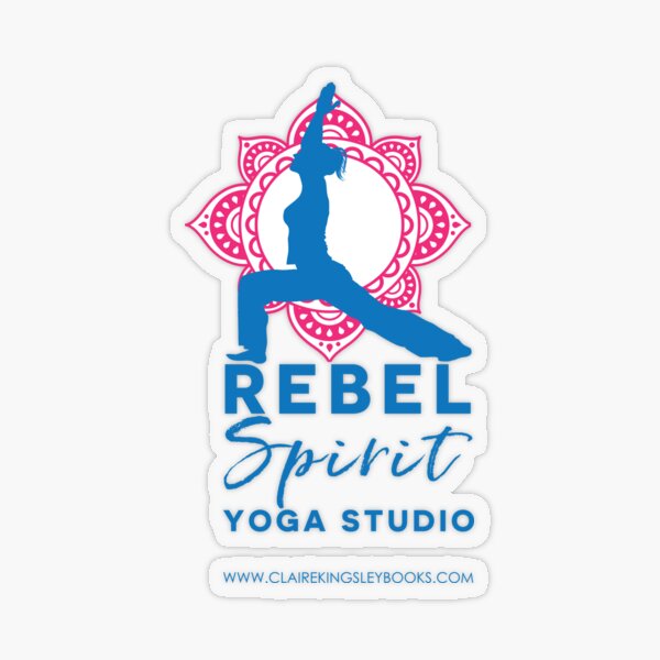 Rebel Spirit Yoga Studio Transparent Sticker
