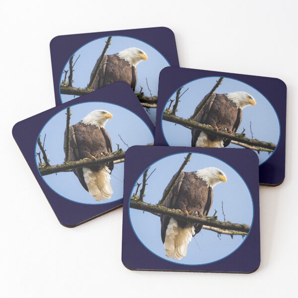 Item preview, Bald Eagle Watches a Pond designed and sold by AvocaSpring.