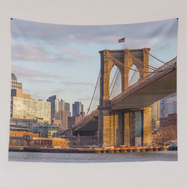 Item preview, Brooklyn Bridge at Sunset designed and sold by srgreen.
