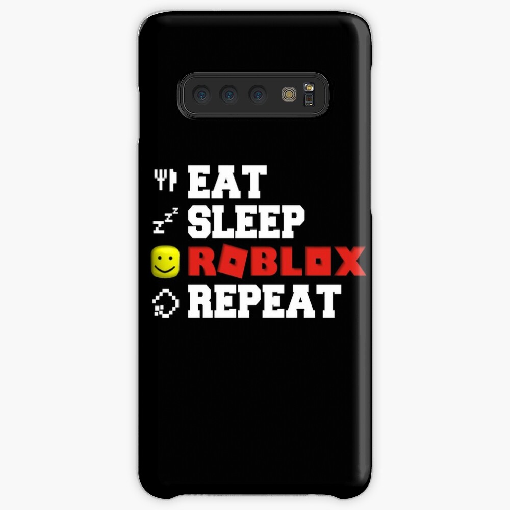 Funda Y Vinilo Para Samsung Galaxy Eat Sleep Roblox Repeat De Tarynwalk Redbubble - fundas para dispositivos roblox redbubble