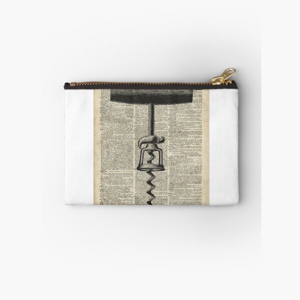 Item preview, Vintage Corkscrew  Over Old Encyclopedia Page designed and sold by DictionaryArt.