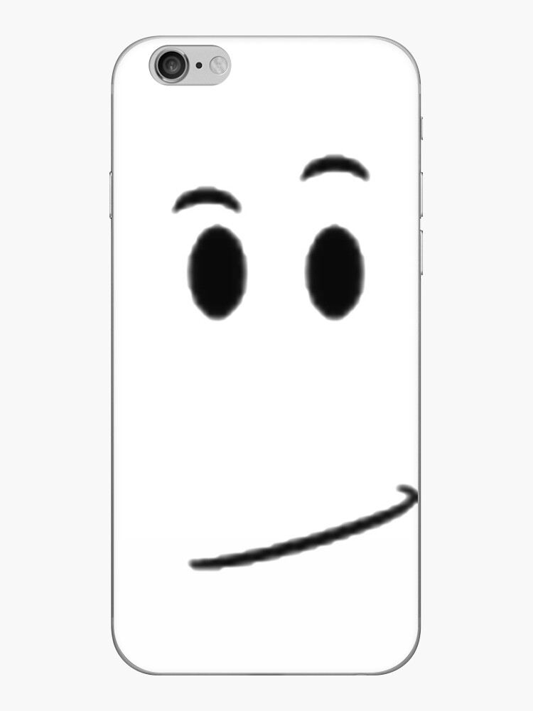 Roblox Face Avatar Smile Iphone Skin By Best5trading Redbubble - roblox poop emoji decal
