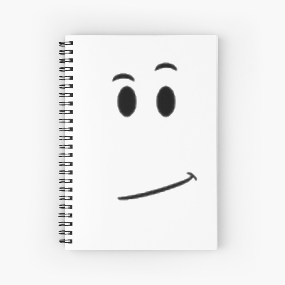 Roblox Face Avatar Smile Spiral Notebook By Best5trading Redbubble - roblox smiley faces