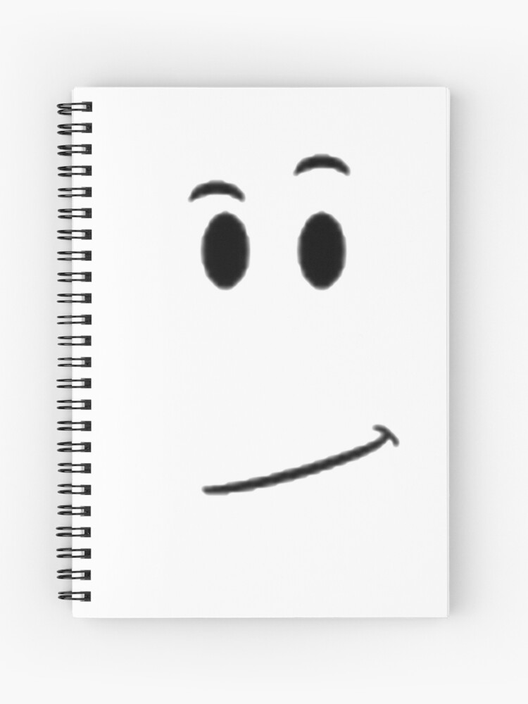 Roblox Face Avatar Smile Spiral Notebook By Best5trading Redbubble - roblox avatar mesh