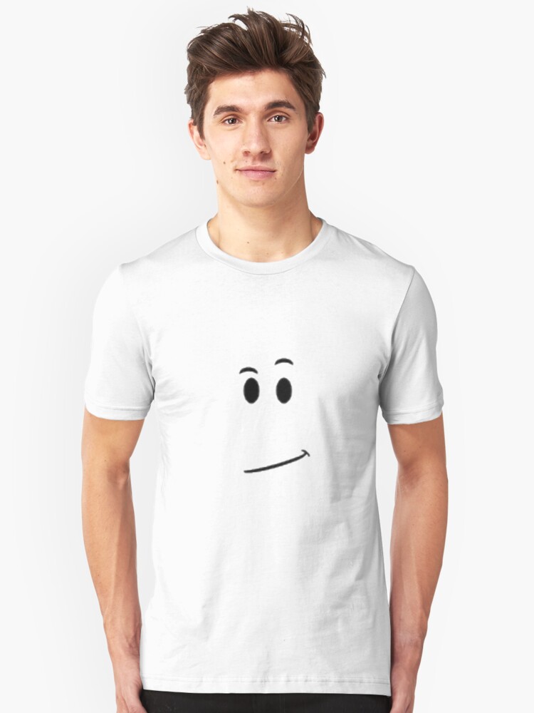 Camiseta Roblox Cara Avatar Sonrisa De Best5trading Redbubble - roblox default noob face lámina fotográfica