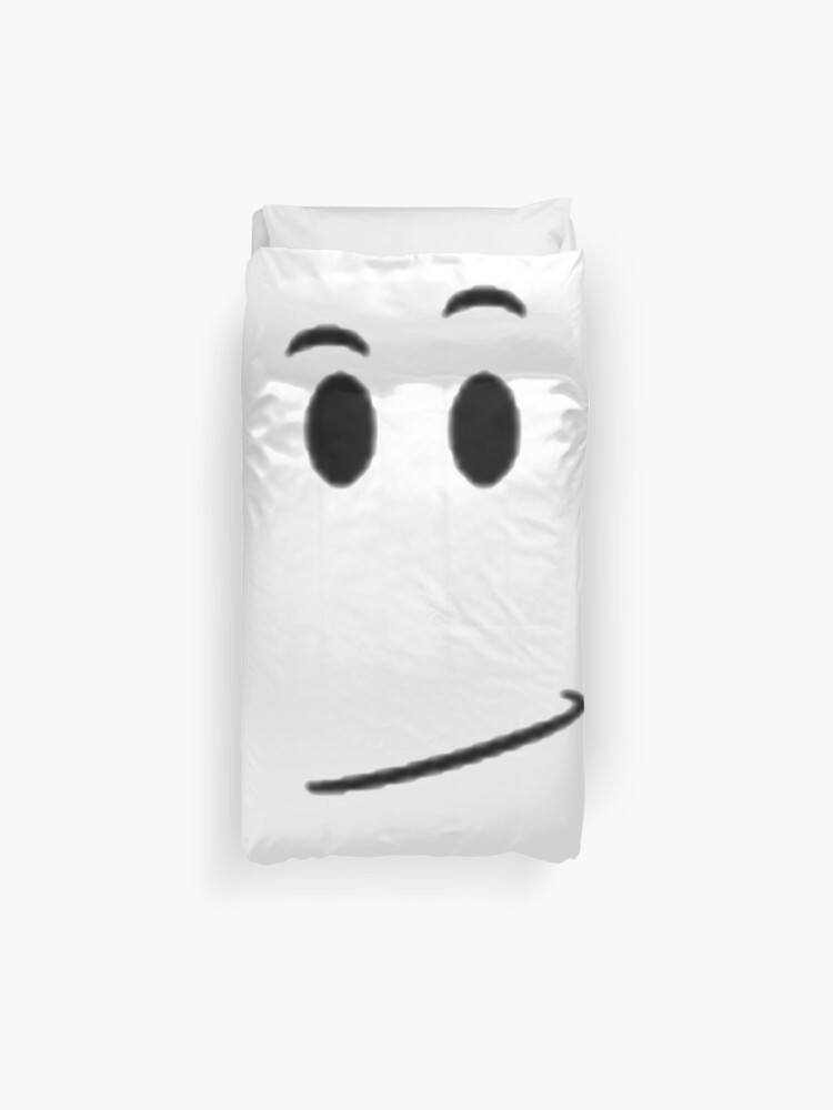 Roblox Face Avatar Smile Duvet Cover By Best5trading Redbubble - smiles household roblox