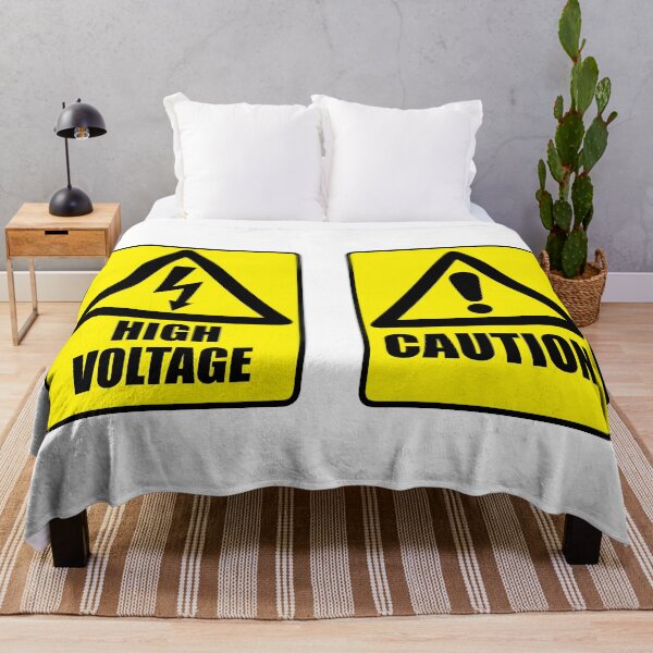 Item preview, Caution high voltage warn sign designed and sold by AkraidaxDesign.