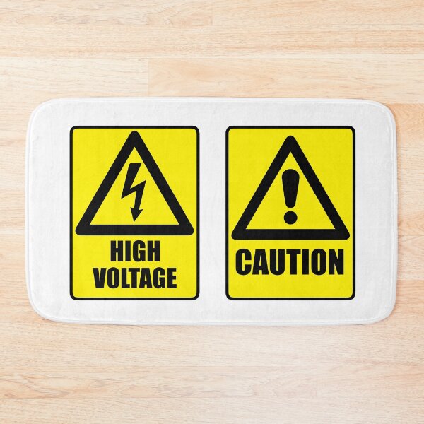 Item preview, Caution high voltage warn sign designed and sold by AkraidaxDesign.