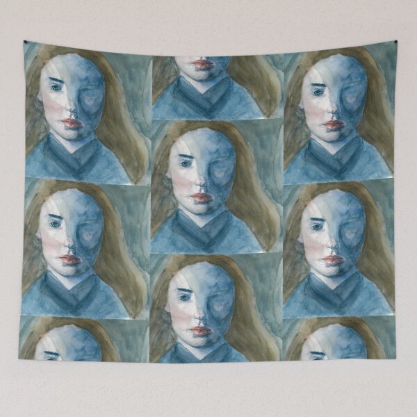 Item preview, Blurred view // Watercolour portrait designed and sold by AshleighMakes.