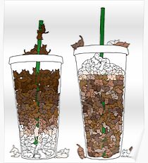 Starbucks Kittens! Poster