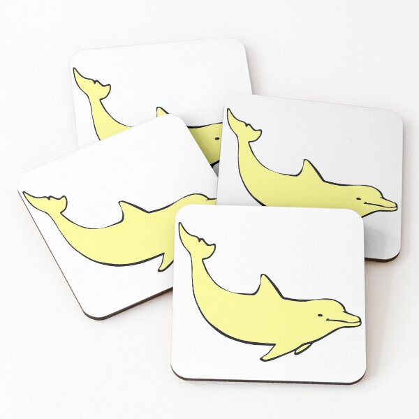 Item preview, Happy Dolphin - Yellow designed and sold by Sweetie Spicy.