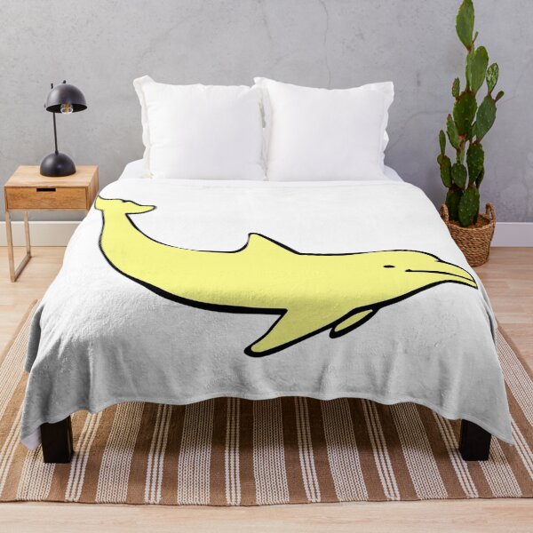 Item preview, Happy Dolphin - Yellow designed and sold by Sweetie Spicy.